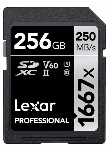 Karta LEXAR Pro 1667X  256 GB SDXC UHS-II U3