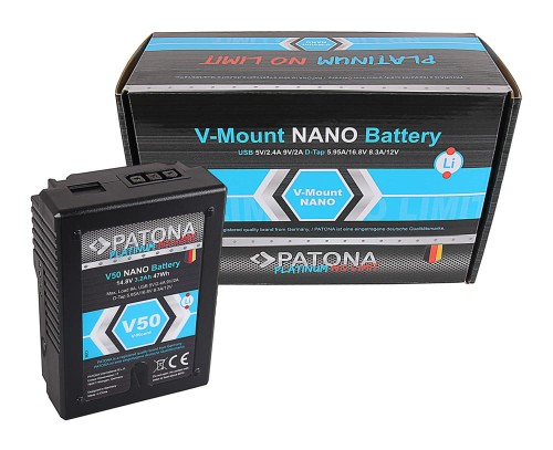 Akumulator PATONA Platinum NANO V50 RED ARRI V-Mount, 3200mAh