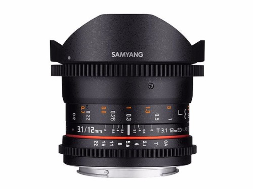 Obiektyw Samyang 12mm T3,1 VDSLR ED AS NCS Fish-eye - Nikon