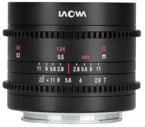 Obiektyw Venus Optics Laowa 9 mm T2,9 Zero-D Cine do FujiFilm X