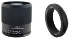 Obiektyw Tokina SZX SUPER TELE 400MM F8 REFLEX MF + adapter Nikon F