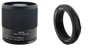 Obiektyw Tokina SZX SUPER TELE 400MM F8 REFLEX MF + adapter Nikon F