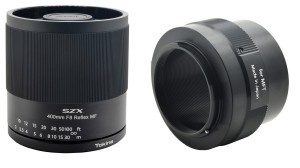 Obiektyw Tokina SZX SUPER TELE 400MM F8 REFLEX MF + adapter Micro 4/3