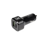 Adapter samochodowy XTORM USB-C 24W + USB QC 3.0