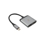 Adapter XTORM USB-C Hub 2x HDMI szary
