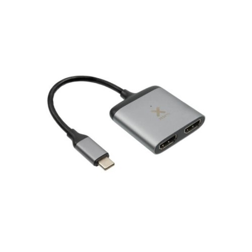 XTORM Adapter USB-C Hub 2x HDMI szary_1 (1).jpg