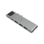 Adapter XTORM USB-C Hub 7-in-1 szary