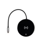 Adapter XTORM USB-C Hub 6-in-one z funkcją indukcyjnego ładowania - szary