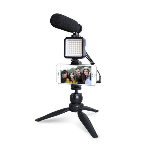 Microphone Recording with Led Light Vlogging Interview MAONO AU-CM11PL_1 (1).jpg