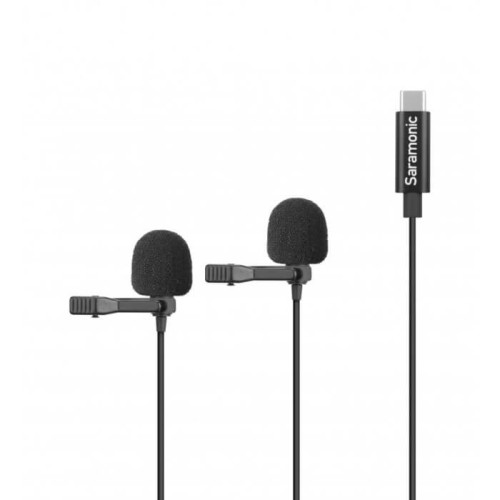 Zestaw dwóch mikrofonów krawatowych Saramonic LavMicro U3C ze złączem USB-C_1 (1).jpg