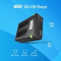 Ładowarka dwukanałowa Newell SDC-USB do akumulatorów AHDBT-901_6 (1).jpg