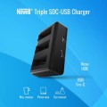 Ładowarka trójkanałowa Newell SDC-USB do akumulatorów AHDBT-901_5 (1).jpg