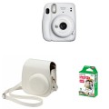 Fujifilm Instax Mini 11 Ice White + wkład 10 szt. + pokrowiec