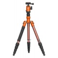 Statyw Fotopro X-go Gecko z głowicą kulową FPH-42Q - pomarańczowo-brązowy_2 (1).jpg
