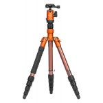Statyw Fotopro X-go Gecko z głowicą kulową FPH-42Q - pomarańczowo-brązowy
