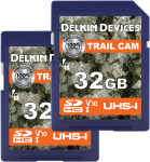 Karta pamięci Delkin Trail Cam SDHC V10 R100/W30 32GB - 2 sztuki