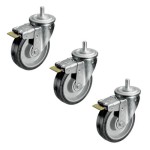 Kółka do statywów Manfrotto 387 - Manfrotto 374-10 ze śrubą M10 - 3 sztuki