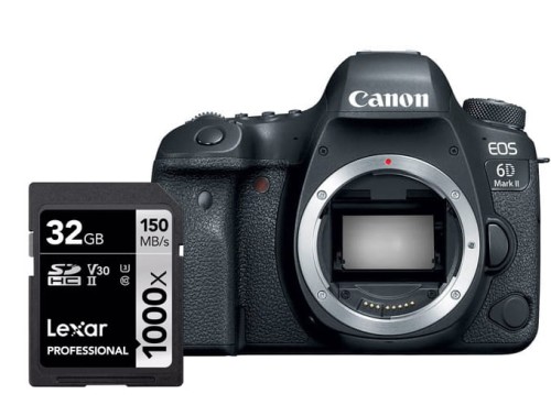 Canon EOS 6D mark II - body + karta pamięci