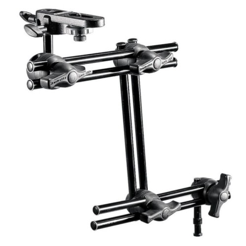 Ramię łamane podwójne Manfrotto 396B-3 + uchwyt 143BKT_1 (1).jpg