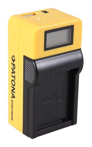 Ładowarka synchron PATONA DO FUJIFILM NPW126, NPW-126 Z WYŚWIETLACZEM LCD, USB_1 (1).jpg