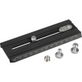 Gitzo GS5370LC Płytka długa typ C, 2x 1/4", 3/8" z podziałką