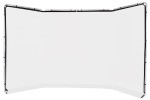 Manfrotto LL LB7623 Tło Panoramic 4m z ramą White