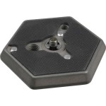 Płytka Manfrotto 130-14 sześciokątna płaska z gwintem 1/4''