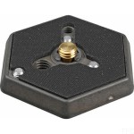 Płytka Manfrotto 130-38 sześciokątna płaska z gwintem 3/8"