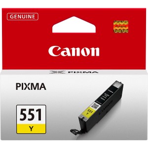 Kaseta z żółtym atramentem Canon CLI-551Y