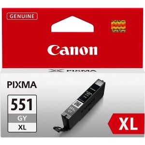 Bardzo wydajna kaseta z szarym atramentem Canon CLI-551XL