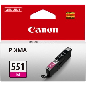 Kaseta z amarantowym atramentem Canon CLI-551M