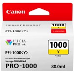 Kaseta z żółtym atramentem Canon PFI-1000Y
