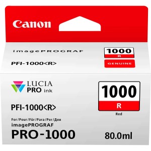 Kaseta z czerwonym atramentem Canon PFI-1000R