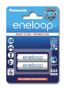 Akumulatory Panasonic Eneloop R03/AAA 750mAh - 2 szt blister