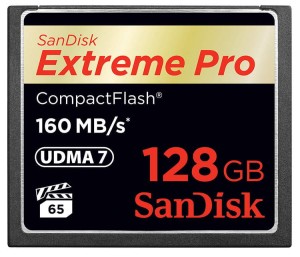 Karta pamięci SanDisk CF 128 GB Extreme Pro 160 MB/s