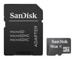 Karta pamięci Sandisk microSDHC 16 GB + adapter SD