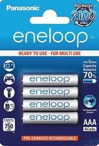 Akumulatory Panasonic Eneloop R03/AAA 750mAh - 4 szt blister