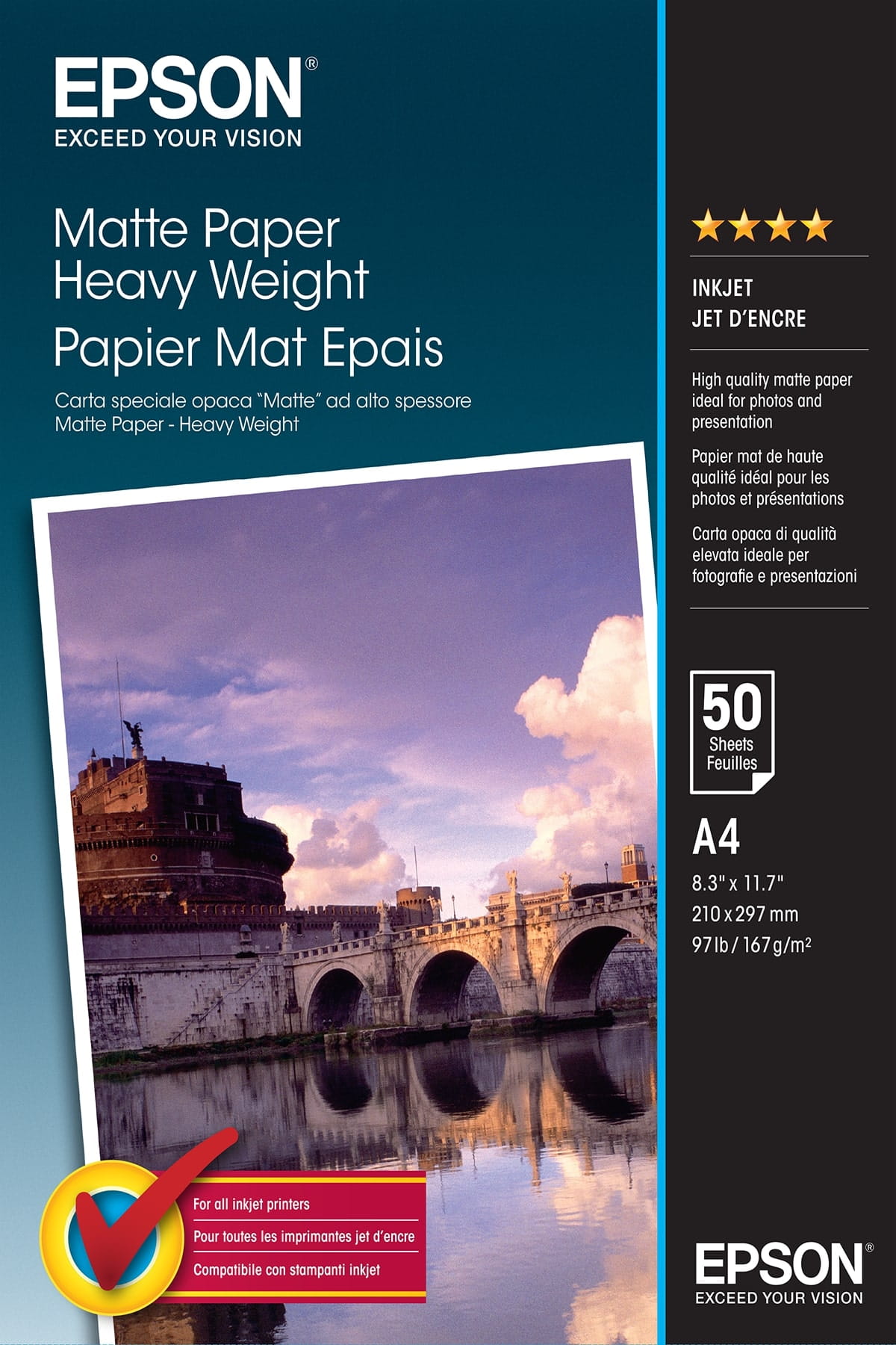 Papier EPSON Matte Paper Heavy A4