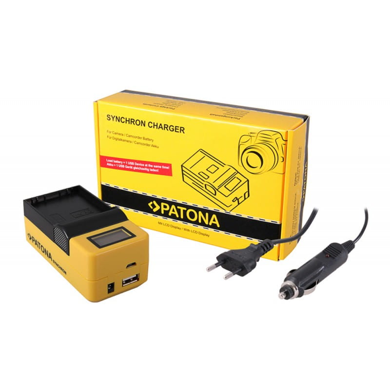 Ładowarka SYNCHRON PATONA LCD USB do Olympus BLH-1