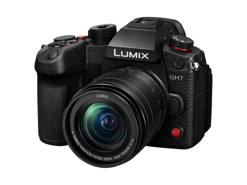 Aparat cyfrowy Panasonic Lumix GH7 + obiektyw 12-60mm F3.5-5.6 + cashback 420 zł + rabat do 420 zł na mikrofon Panasonic DMW-DMS1