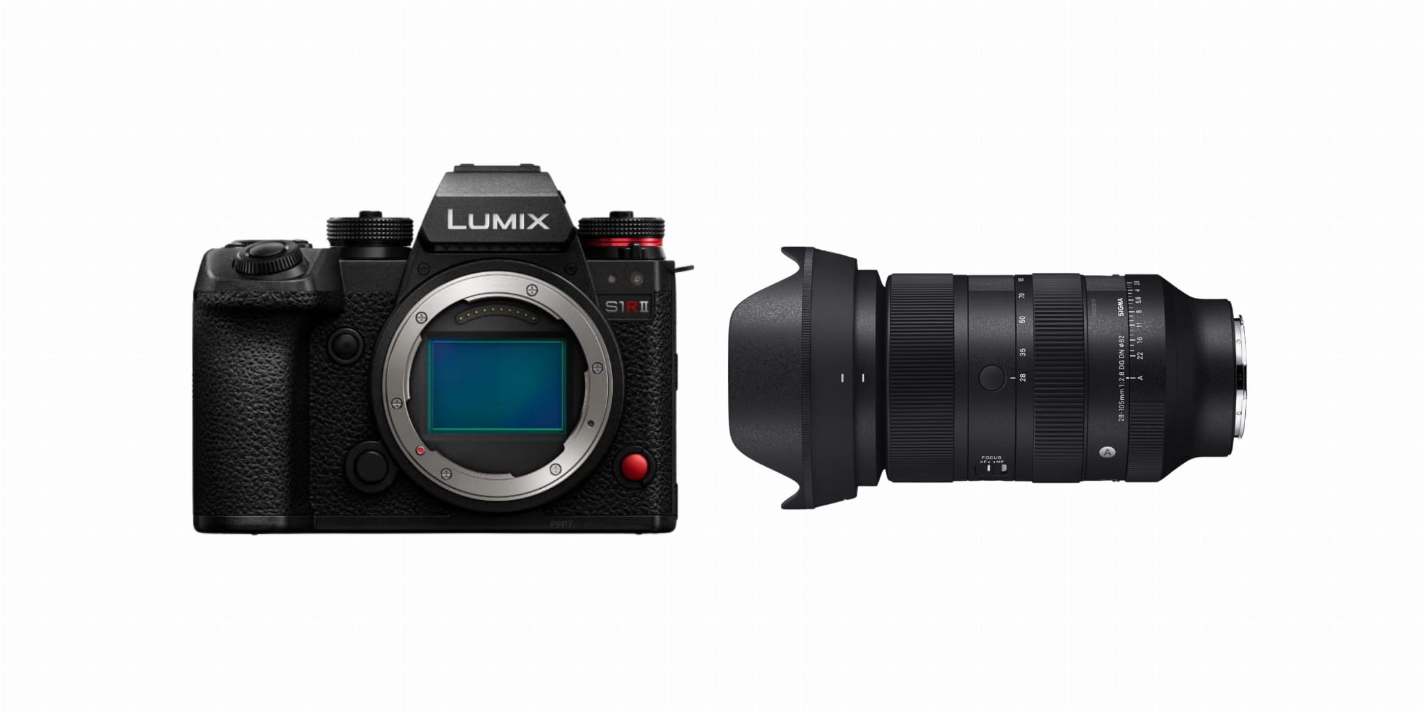 Aparat cyfrowy Panasonic LUMIX S1R II +  Sigma 28-105mm F2.8 DG DN Art L-Mount