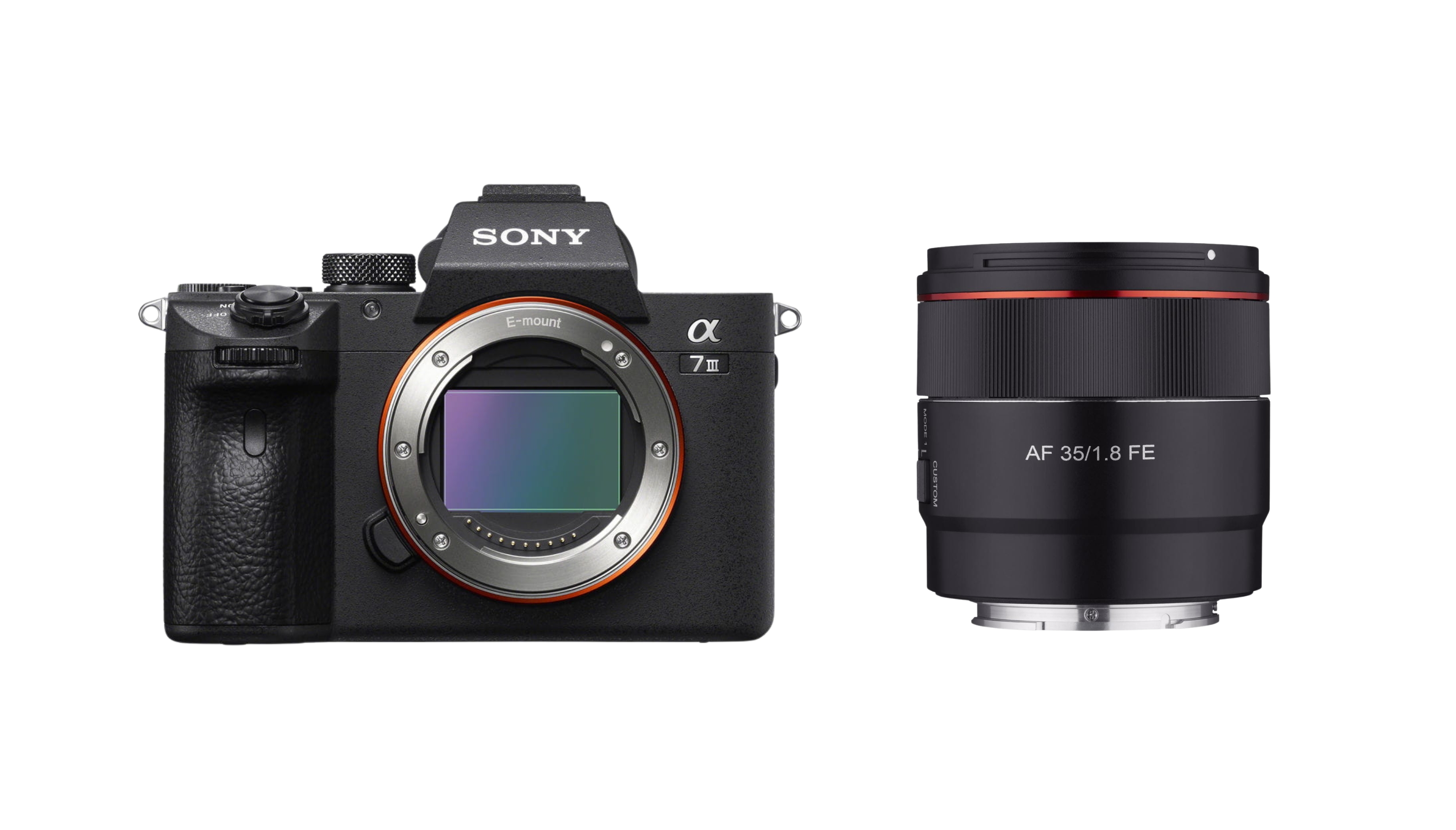 Aparat cyfrowy Sony A7 III body - ILCE7M3B + obiektyw Samyang AF 35 mm F1.8 FE
