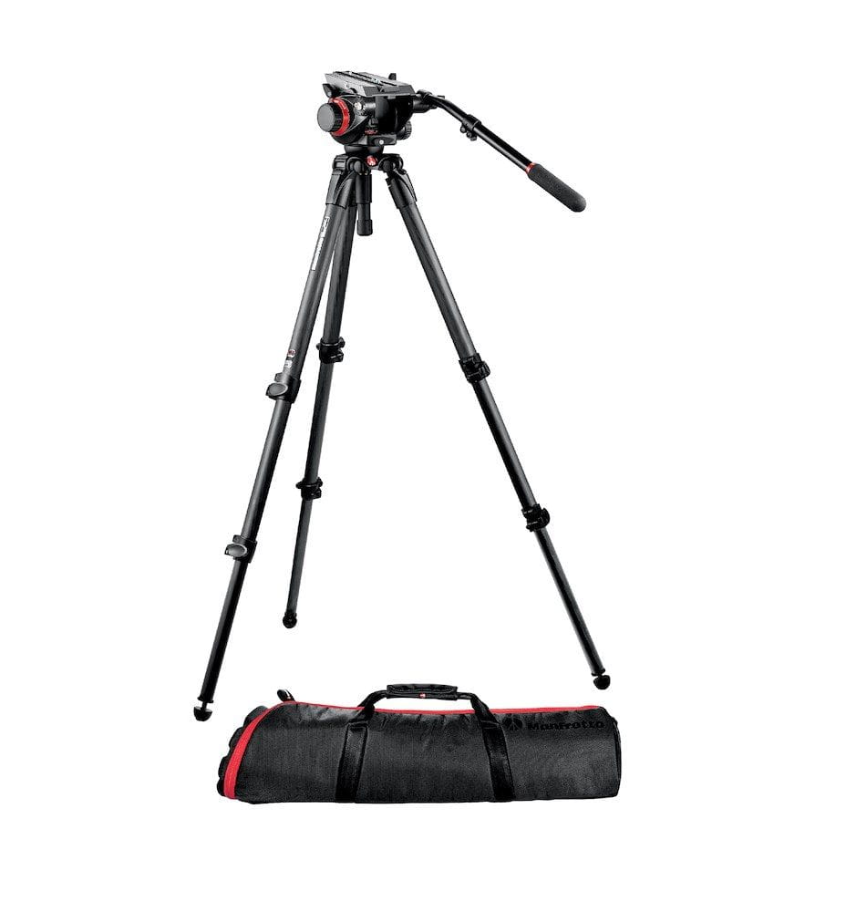 Zestaw video Manfrotto 504HD,535K statyw 535 Carbon + głowica 504HD + torba