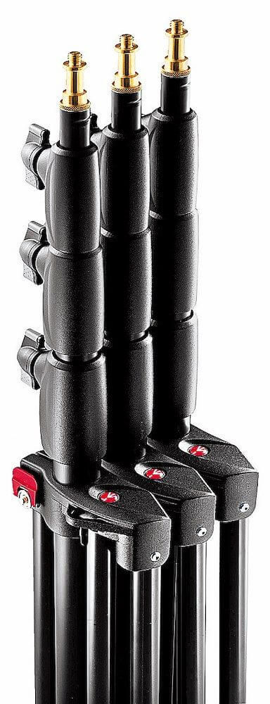 Zestaw Manfrotto 1004BAC-3 - 3x statyw oświetleniowy 1004BAC