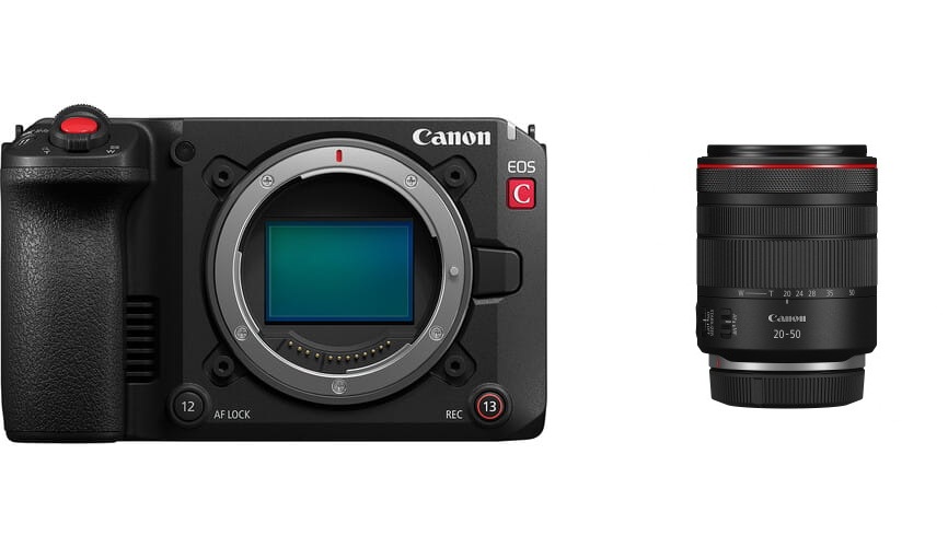 Kamera Canon EOS C50 body + RF 20-50mm F4L IS USM PZ