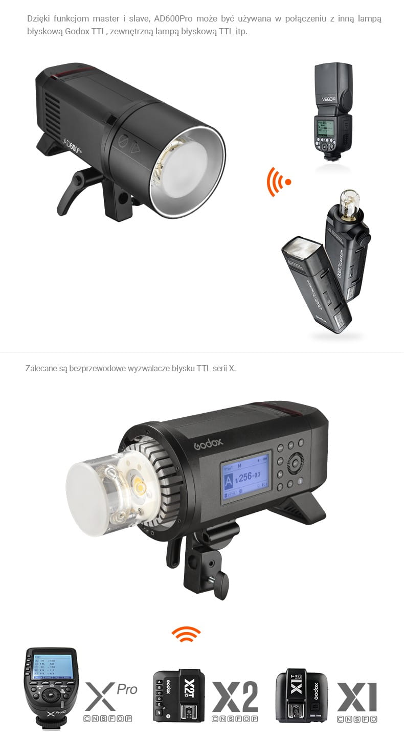 Lampa błyskowa Godox AD600 PRO TTL
