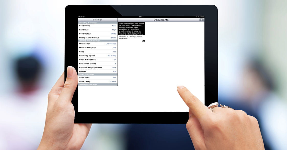  Datavideo WR-500 Pilot do telepromptera na Bluetooth 
