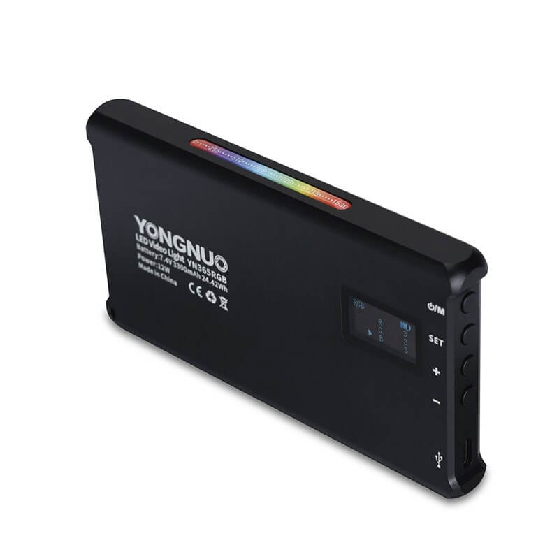 Lampa LED Yongnuo YN365 RGB - WB 2500 K - 8500 K