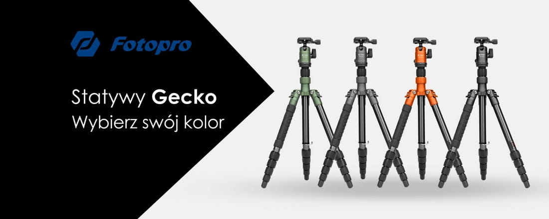 Fotopro X-go Gecko - Nowoczesny i niepowtarzalny design