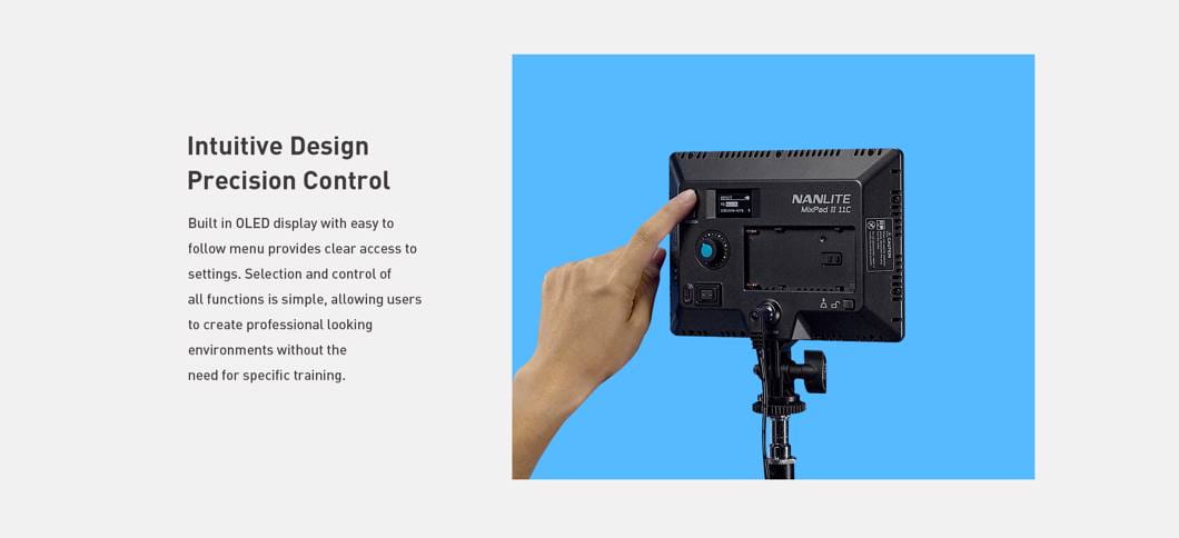 Nanlite MixPad 11C II RGBWW LED Panel